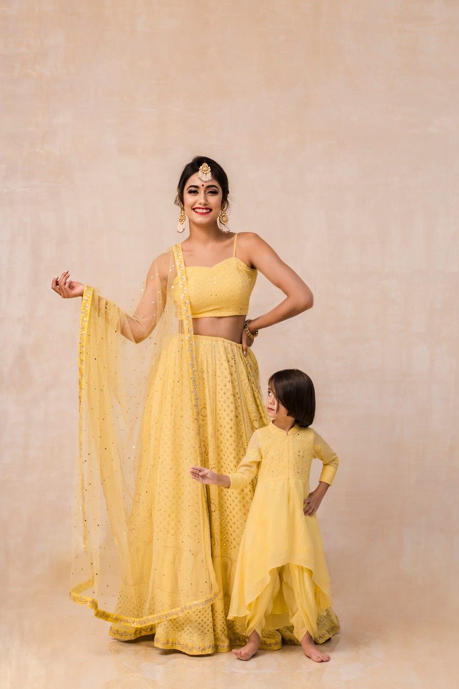 The Canary Dandelion Collection- Mother-Daughter Combo.