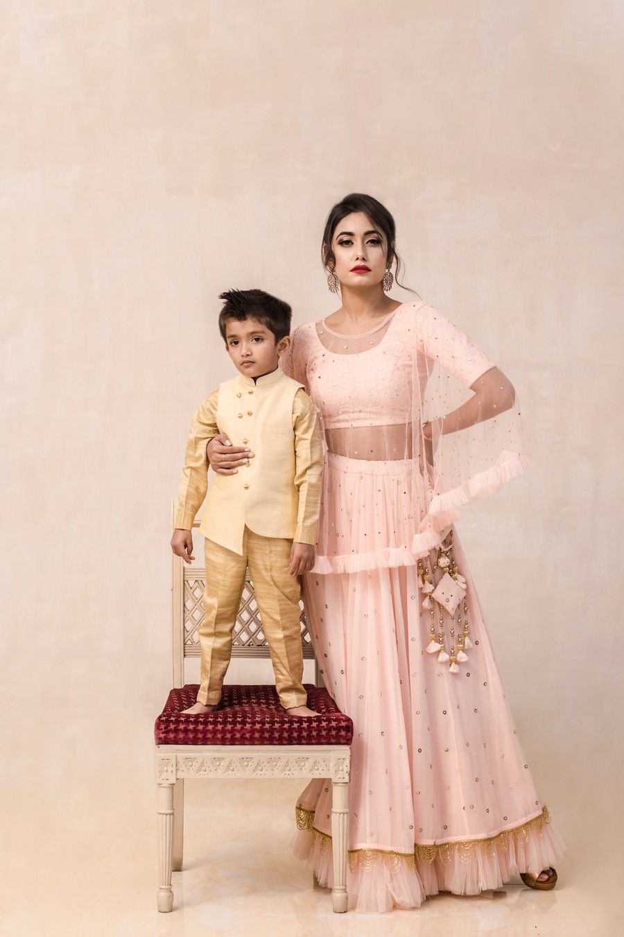 The Pearl Magnolia Collection Mother Son Daughter Combo